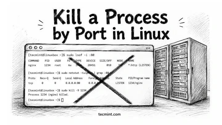 Cách đóng Port đang mở bằng cách Kill Process trong Linux chi tiết từ A-Z